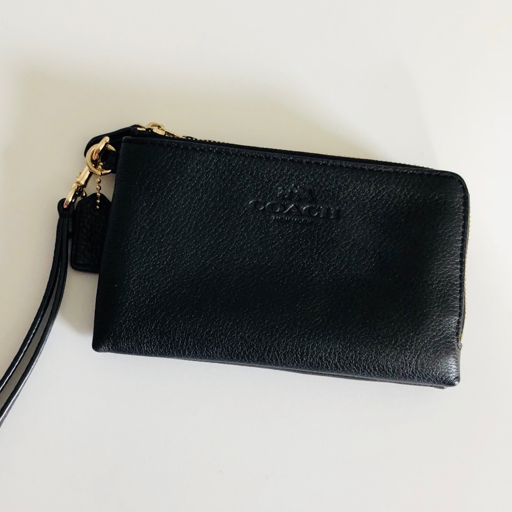 Coach Double Zip Wallet/Wristlet